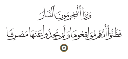 Al-Kahf 18, 53