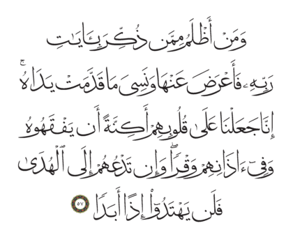 Al-Kahf 18, 57