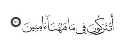 Al-Shu’ara’ 26, 146