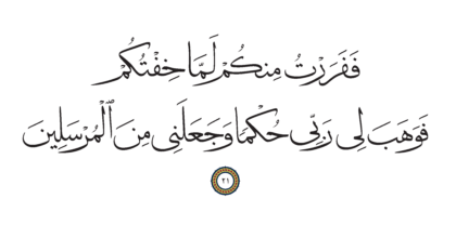 Al-Shu’ara’ 26, 21