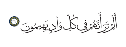 Al-Shu’ara’ 26, 225