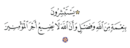 Al-‘Imran 3, 171
