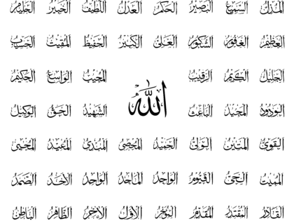 اسماء الله الحسنى